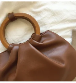 Elena Handbags Top Handle Soft Leather Bag
