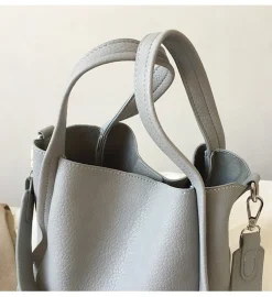 Elena Handbags Ultra Soft Leather Bucket Bag