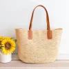 Elena Handbags Women's Large Soft Raffia Woven Summer Straw Tote