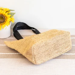 Elena Handbags Women's Large Soft Raffia Woven Summer Straw Tote