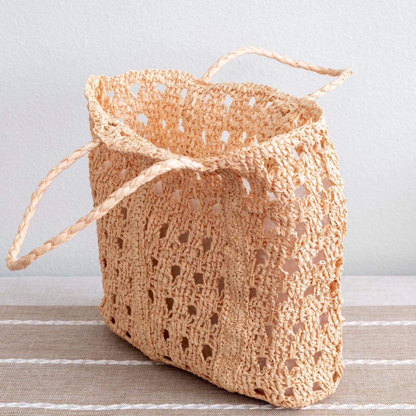 Elena Handbags Women's Large Woven Summer Straw Tote
