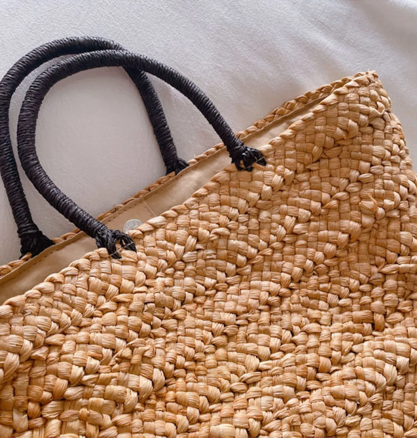 Elena Handbags Women's Woven Straw Summer Beach Tote