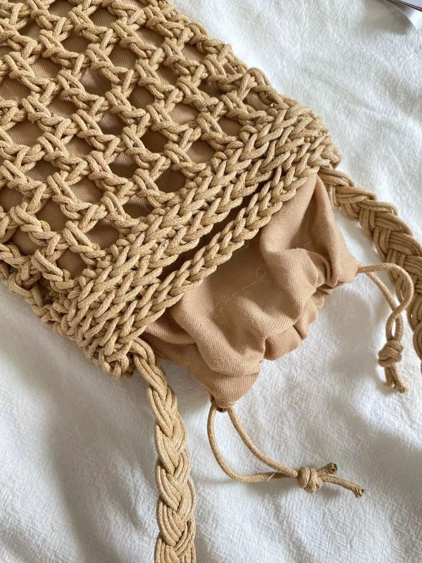 Elena Handbags Woven Crossbody Purse